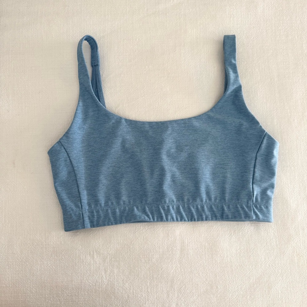 Outdoor Voices Blue Double Time High Support UPF 50 Sports Bra Women’s Size M